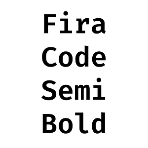 Fira Code Semi Bold