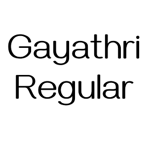 Gayathri Regular