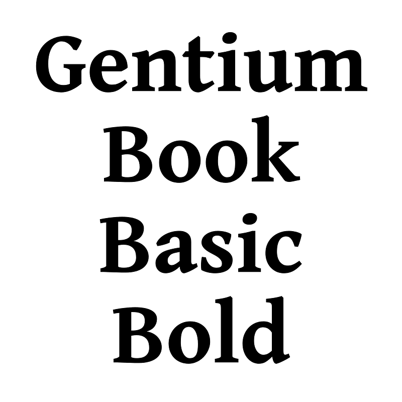 Gentium Book Basic Bold - Free fonts on creazilla.com