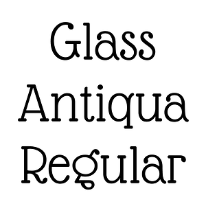 Glass Antiqua Regular