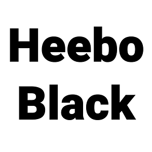 Heebo Black