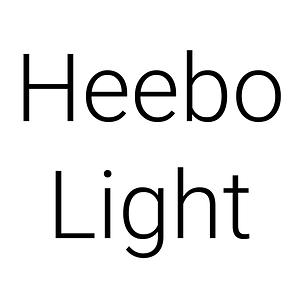 Heebo Light