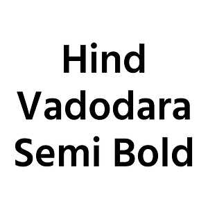 Hind Vadodara Semi Bold