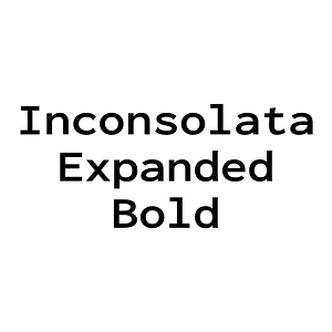 Inconsolata Expanded Bold