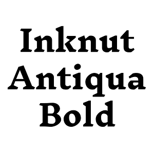 Inknut Antiqua Bold