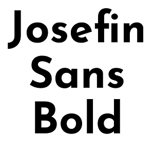 Josefin Sans Bold