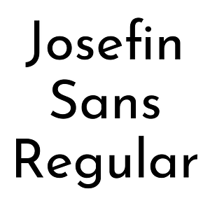 Josefin Sans Regular