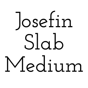 Josefin Slab Medium