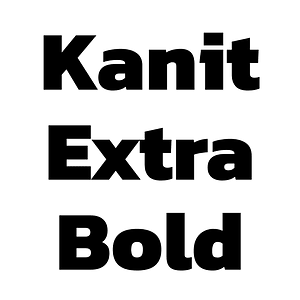 Kanit Extra Bold