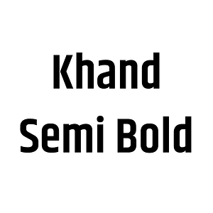 Khand Semi Bold