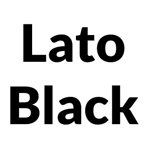 Lato Black