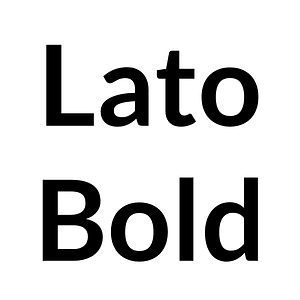 Lato Bold