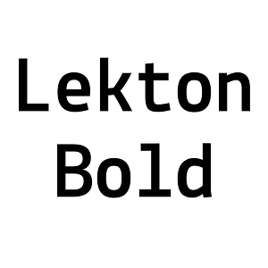 Lekton Bold