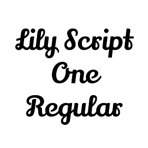 Lily Script One Regular