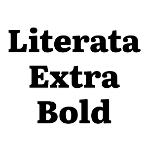 Literata Extra Bold