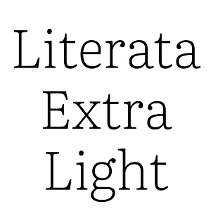 Literata Extra Light