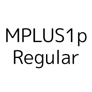 MPLUS1p Regular