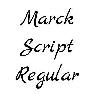 Marck Script Regular