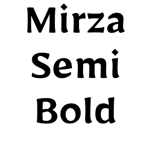 Mirza Semi Bold