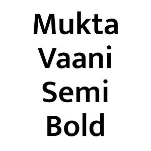 Mukta Vaani Semi Bold