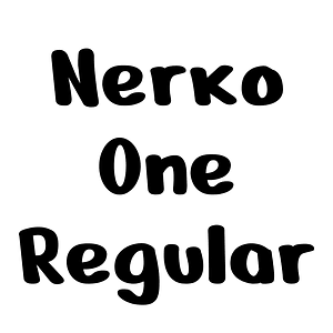 Nerko One Regular