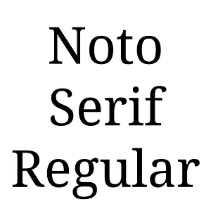 Noto Serif Regular