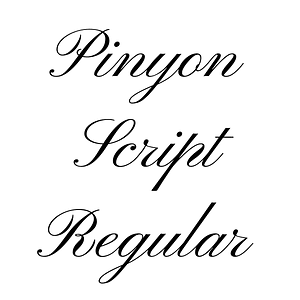 Pinyon Script Regular