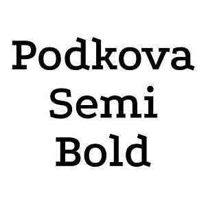 Podkova Semi Bold