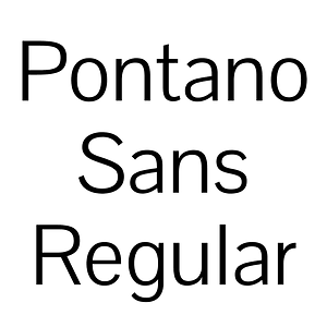 Pontano Sans Regular