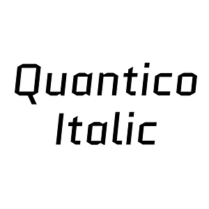 Quantico Italic