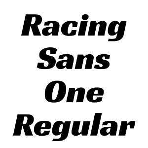 Racing Sans One Regular