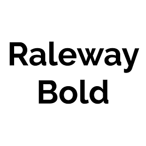 Raleway Bold