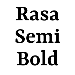 Rasa Semi Bold