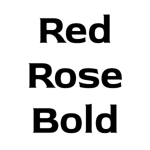 Red Rose Bold