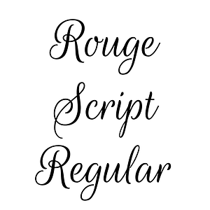 Rouge Script Regular