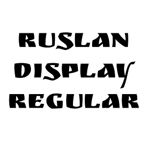 Ruslan Display Regular