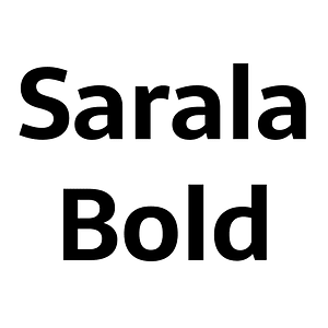 Sarala Bold