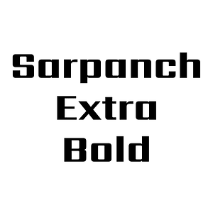 Sarpanch Extra Bold