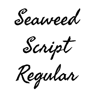 Seaweed Script Regular