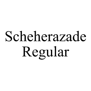 Scheherazade Regular