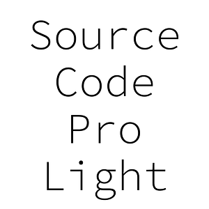 Source Code Pro Light