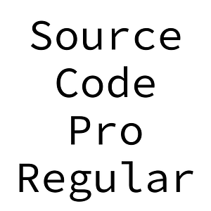 Source Code Pro Regular