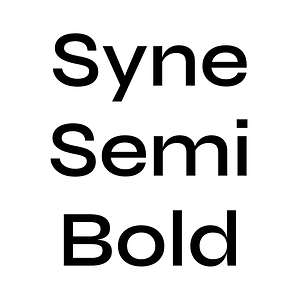 Syne Semi Bold