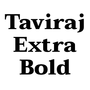 Taviraj Extra Bold