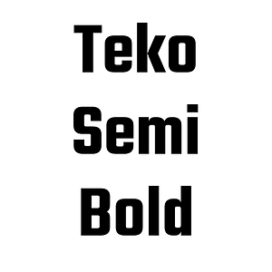 Teko Semi Bold