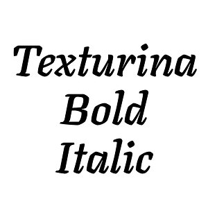 Texturina Bold Italic