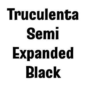 Truculenta Semi Expanded Black