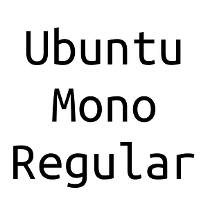 Ubuntu Mono Regular