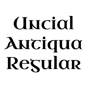 Uncial Antiqua Regular