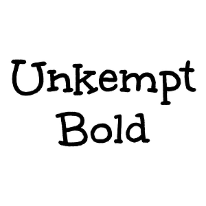 Unkempt Bold